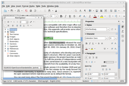 Libreoffice org writer