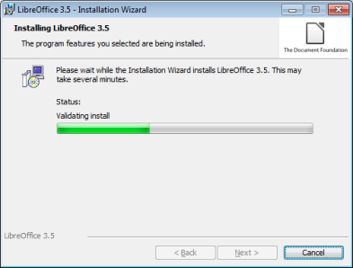 como - ¿Cómo instalo LibreOffice? 735installing