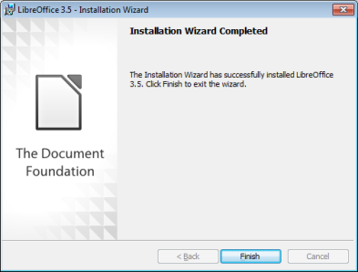 ¿Cómo instalo LibreOffice? 835finish